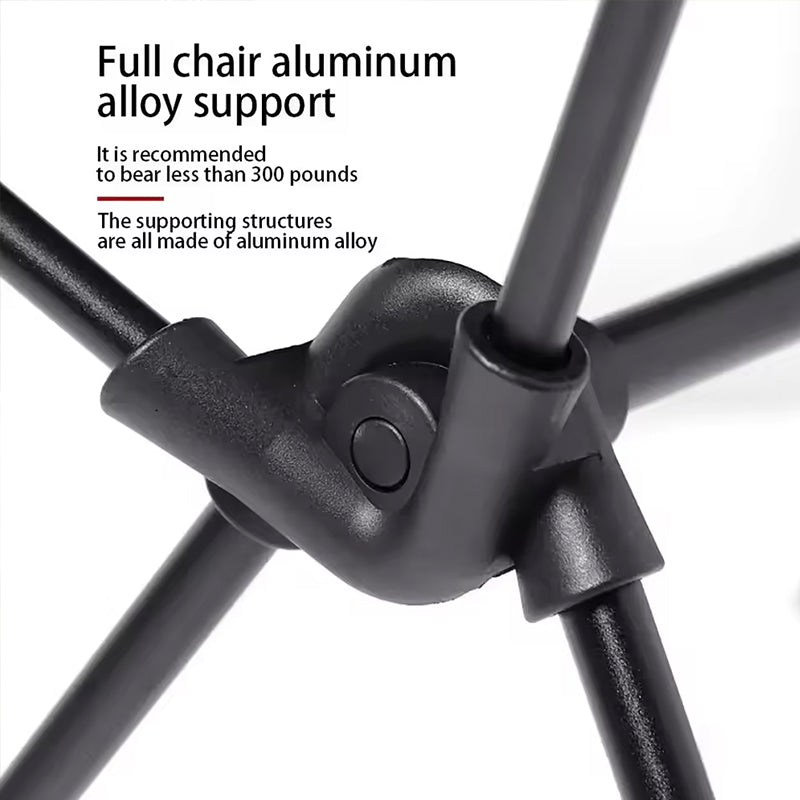 Folding Camping Chair with Headrest – Lightweight, Comfortable & Adventure-Ready