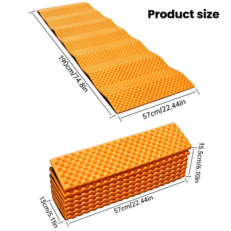 Foldable Camping Pad – Moisture-Proof IXPE Foam with Aluminum Membrane
