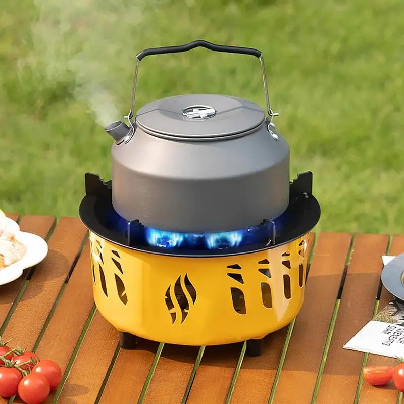 Camping Gas Burner – 7-Core Power, Ultra-Portable with Carrying Bag