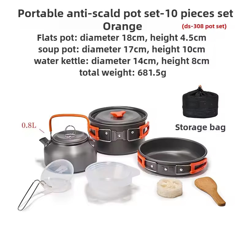 Camping Cookware Set – Lightweight, Portable & Adventure-Ready