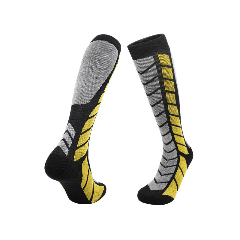 Outdoor Merino Wool Long Tube Socks – Full-Length Warmth, All-Day Endurance