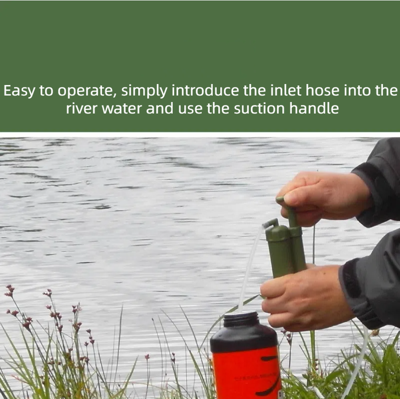 Portable Pump Water Filter – Lightweight, Reliable, Built for the Wild