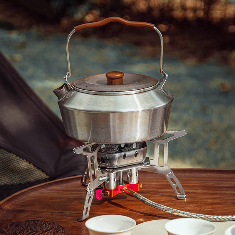 Three Core Power Camping Gas Stove – Triple Burner Strength in a Featherlight Frame