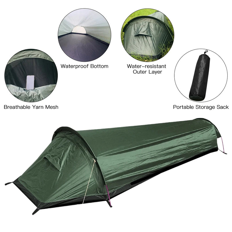 Ultralight Solo Tent – Compact, Waterproof, Adventure-Ready