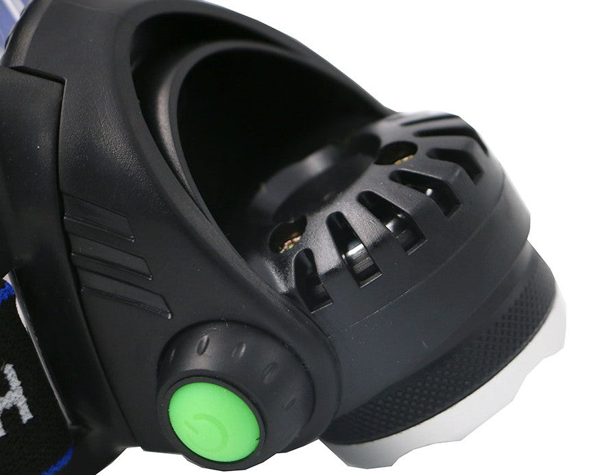 T6 LED Zoomable Headlamp – Rugged, Bright & Built for Adventure