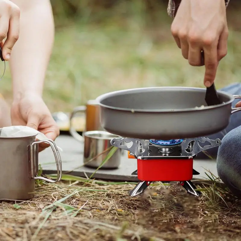 Foldable Windproof Portable Stove – Compact Power for the Wild