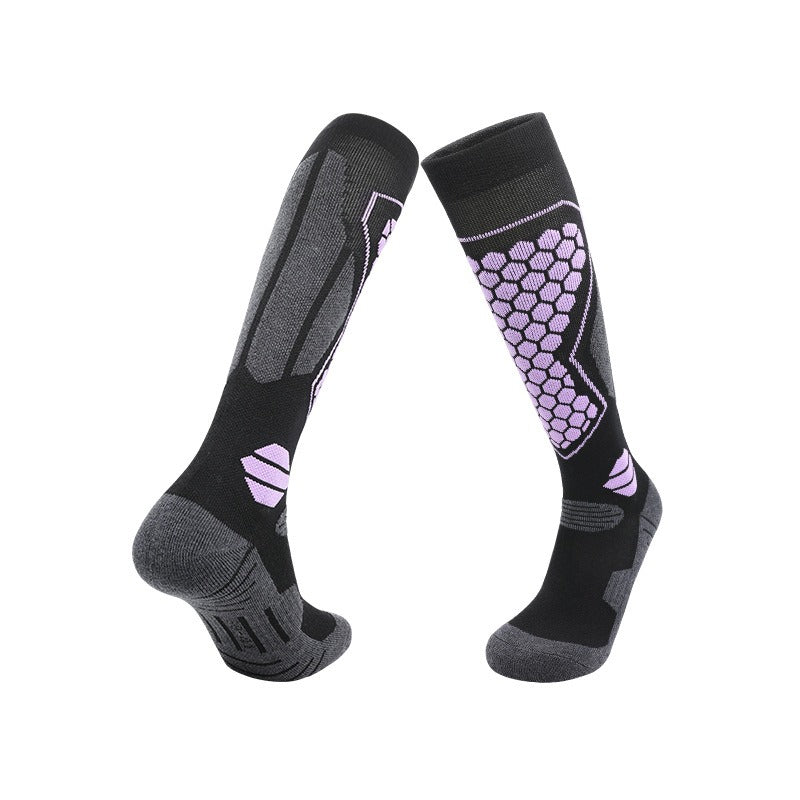 Outdoor Merino Wool Long Tube Socks – Full-Length Warmth, All-Day Endurance