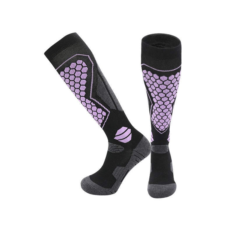 Outdoor Merino Wool Long Tube Socks – Full-Length Warmth, All-Day Endurance