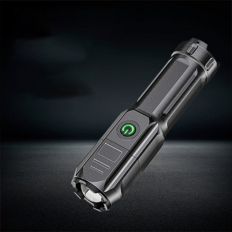 USB Rechargeable Compact Flashlight – Long-Range Power in Your Pocket