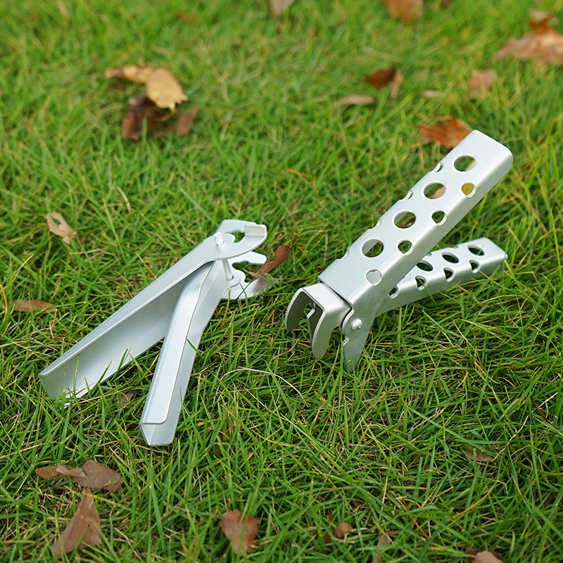Anti-Scald Pot Clamp – Aluminum Alloy with Perforated Grip
