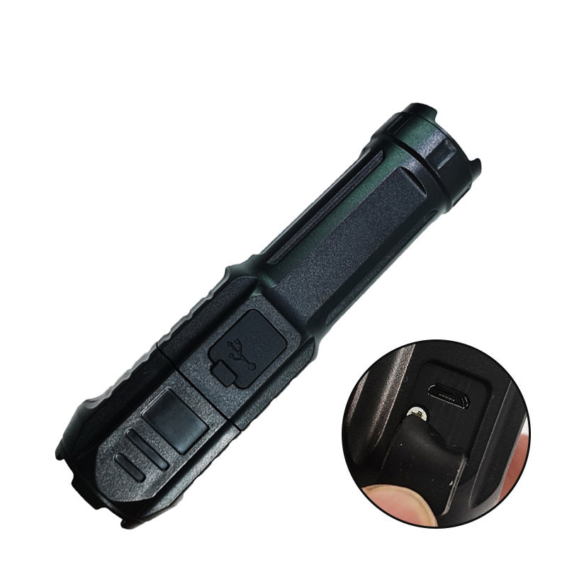 USB Rechargeable Compact Flashlight – Long-Range Power in Your Pocket