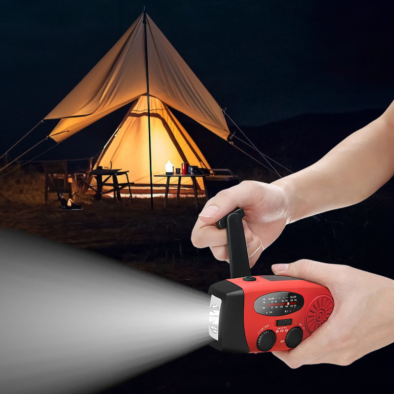 Portable Multi-Function Emergency Radio & Power Bank – Stay Powered, Stay Informed