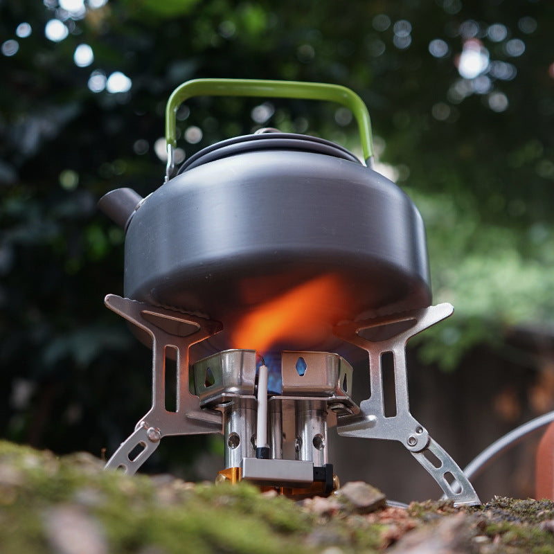 Portable Three-Burner Windproof Stove High-Capacity Cooking | Tactical Durability | Camp-Tested Favorite