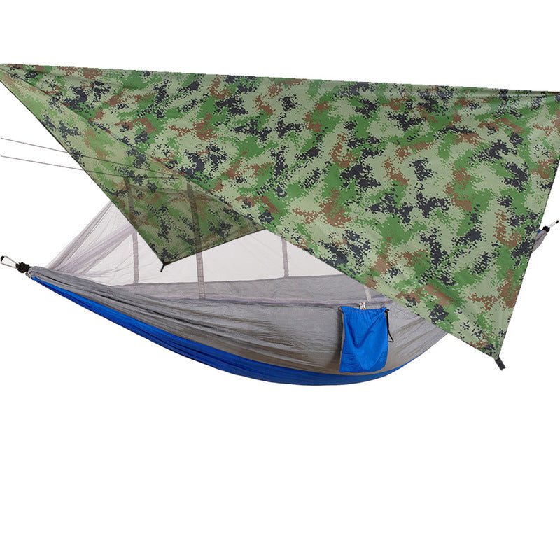 Outdoor Double Camping Hammock with Mosquito Net & Rain Fly – Sleep Wild, Stay Protected