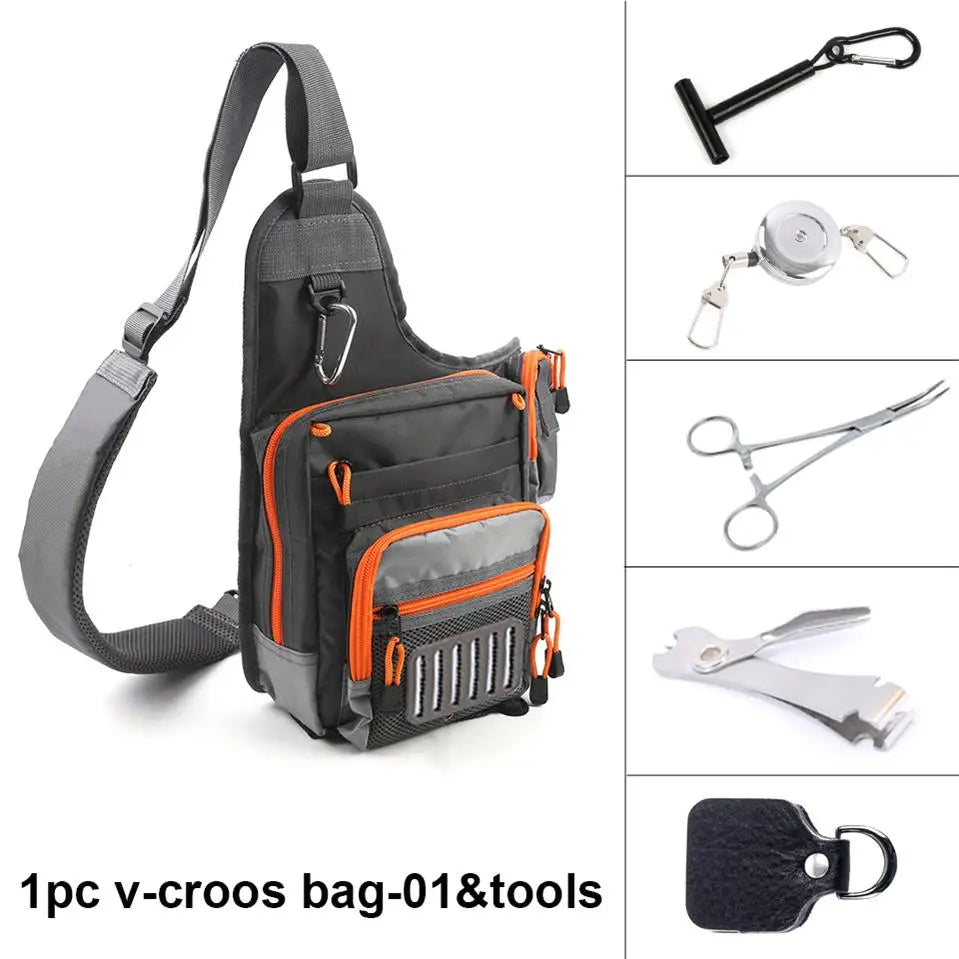 Maximumcatch Fly Fishing Sling Pack – 3-Layer Fishing Bag for Ultimate Organization