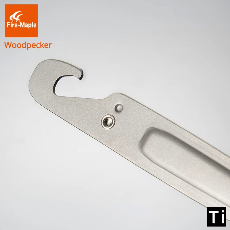 Fire Maple Titanium Spork – Ultralight Multi-Function Cutlery for Hiking & Camping (ISPO Gold Award Winner)