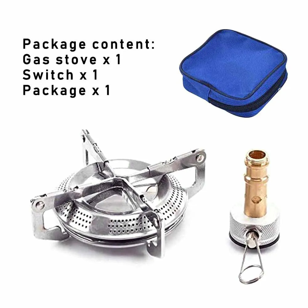 Windproof Camping Gas Stove β Compact Power for Outdoor Cooking