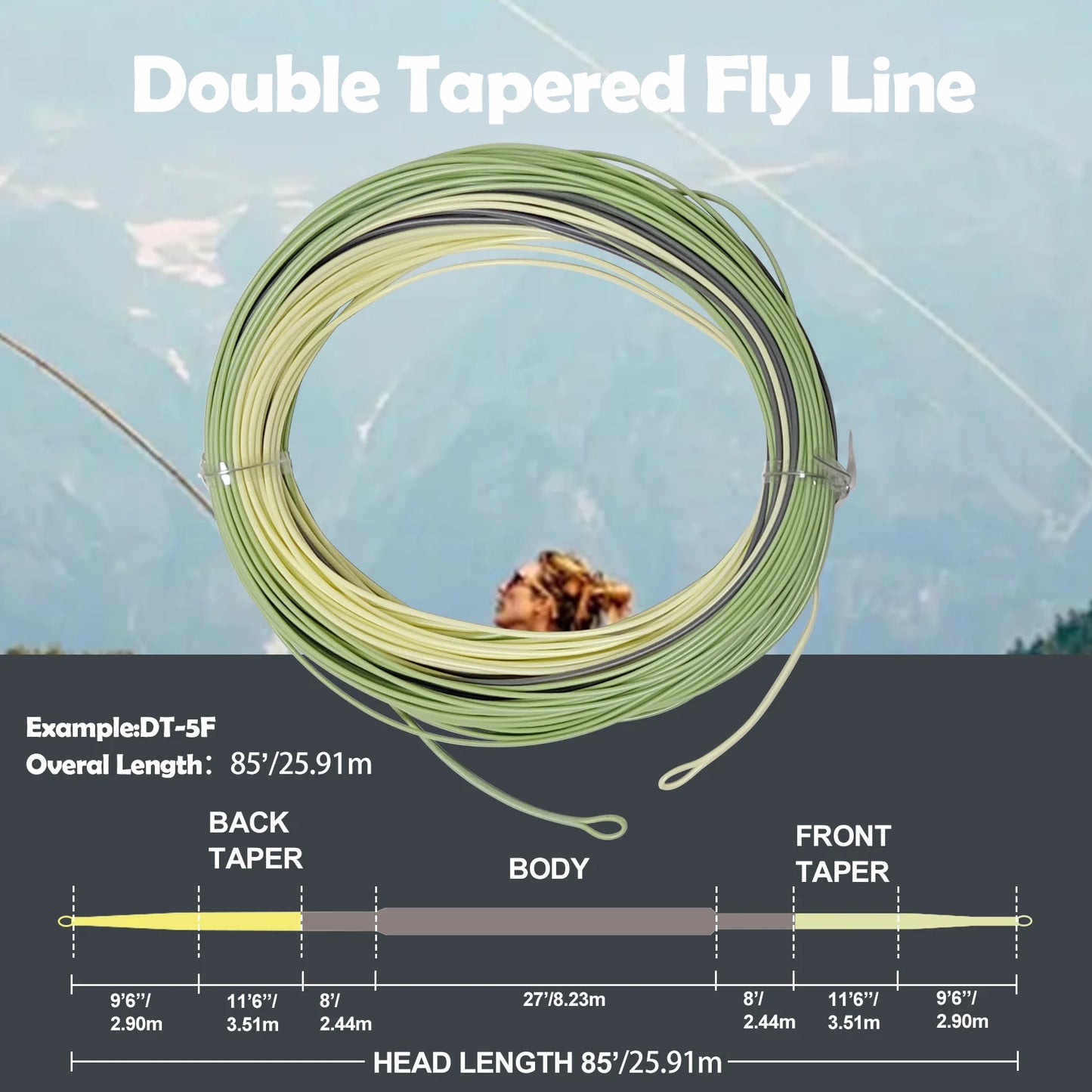 Aventik DT Floating Fly Line – 85FT