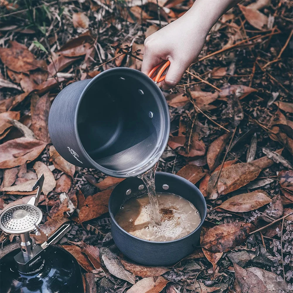 Fire Maple FMC-207 Ultralight Cooking Set – Compact Pot & Bowl for Solo Camping