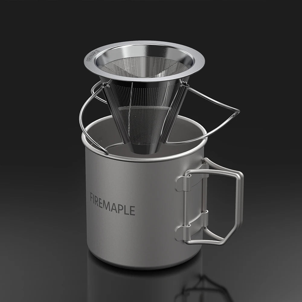 Fire Maple Antarcti Foldable Coffee Filter – Reusable Pour-Over Drip for Outdoor Brewing