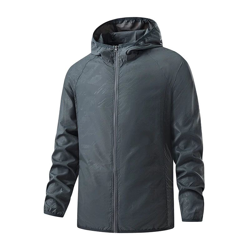 Waterproof Hiking Jacket – Windbreaker with Sun Protection for Outdoor Adventures