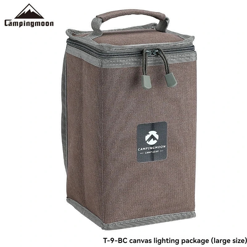 CAMPINGMOON Foldable Canvas Storage Bag – Handheld Gear Organizer for Fuel Cylinders