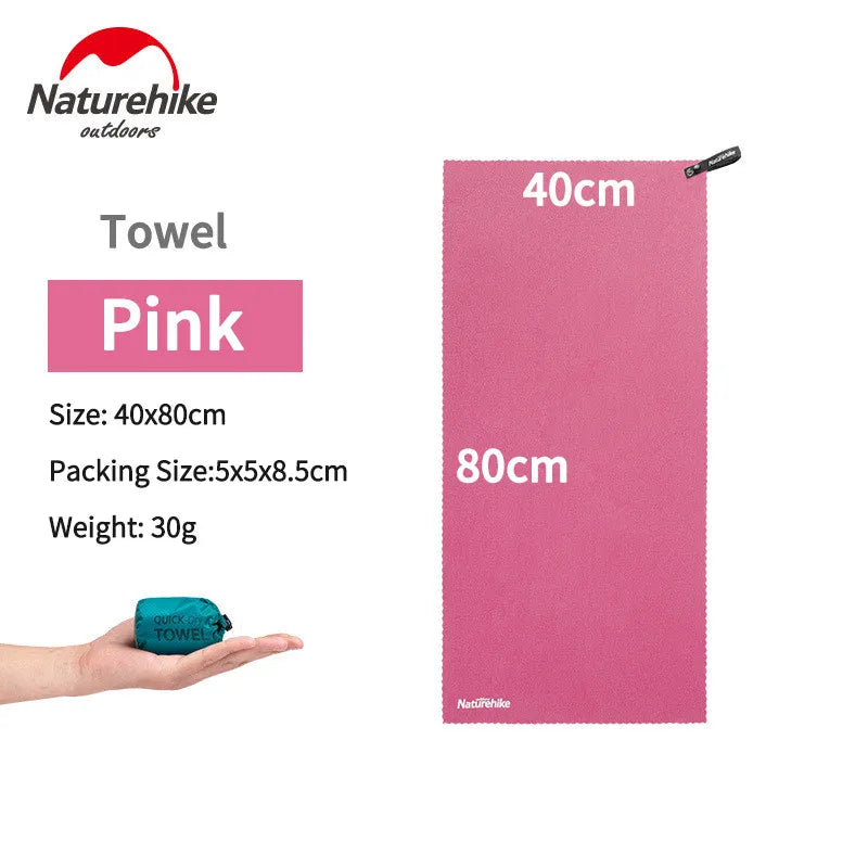 Naturehike Quick-Drying Microfiber Towel – Ultralight Sports Towel for Hiking and Backpacking