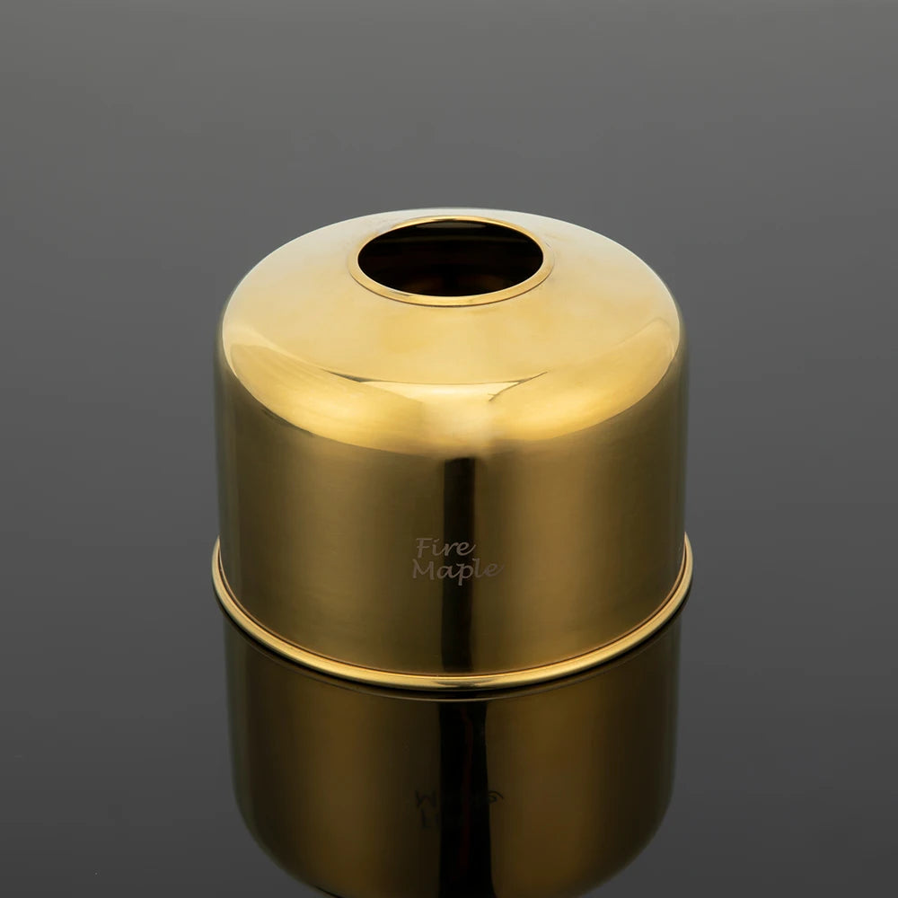 Fire Maple Dome Gas Canister Protective Cover – 230g Stainless Steel Shield for Camping & Backpacking Fuel Canisters
