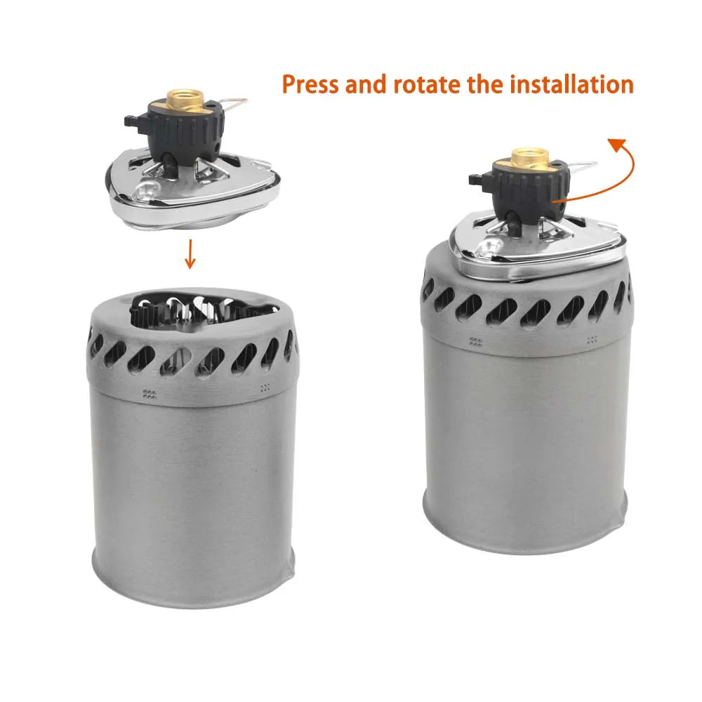Ultralight Portable Backpacking Stove System