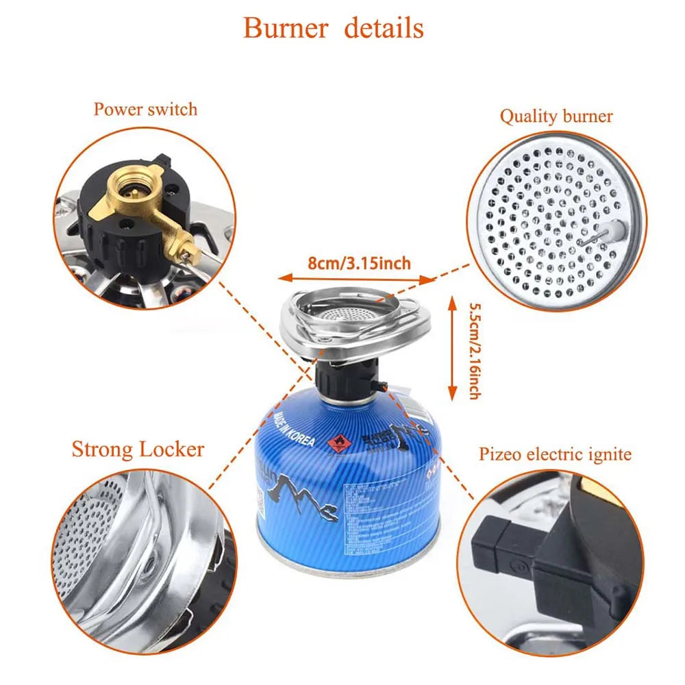 Ultralight Portable Backpacking Stove System