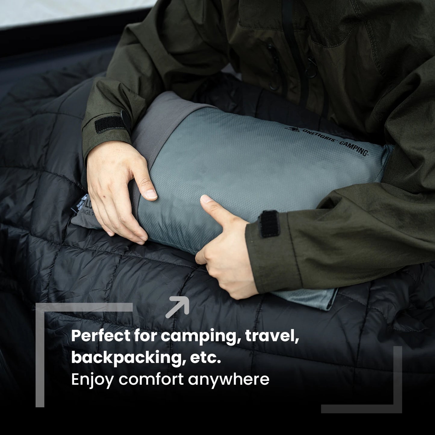 ONETIGRIS Camping Pillow – Ultralight Comfort for Every Adventure