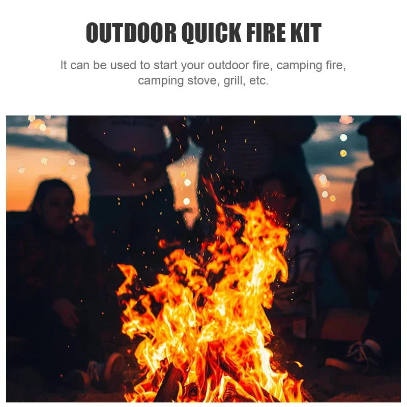 1 Box Fatwood Fire Starter Sticks – Natural Firestarting Wood for Camping, Hiking & Emergency Survival