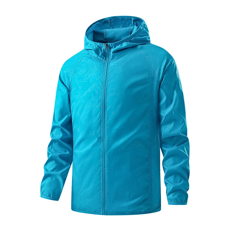Waterproof Hiking Jacket – Windbreaker with Sun Protection for Outdoor Adventures
