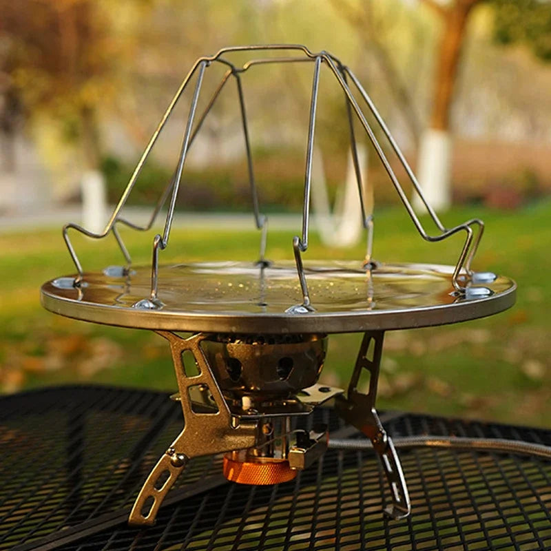 Portable Stainless Steel Camping Toaster – Folding Multi-Purpose Grill & Outdoor Oven