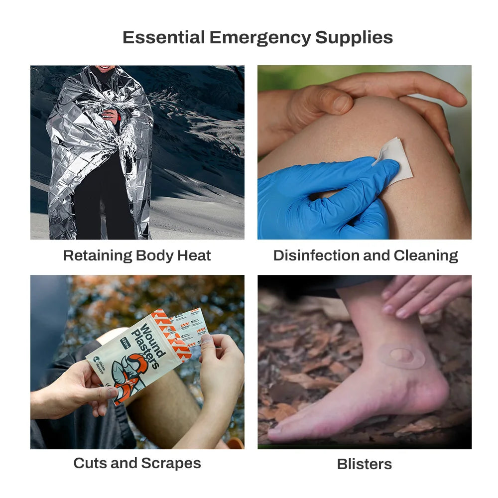 RESCUE Outdoor First Aid Kit – Waterproof, Lightweight & Ready for Any Emergency