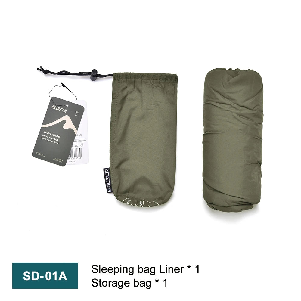 Outdoor Camping Sleeping Bag Liner – Ultralight Mummy Travel Companion