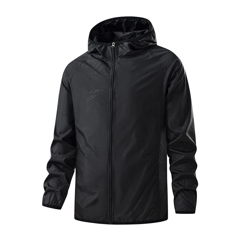 Waterproof Hiking Jacket – Windbreaker with Sun Protection for Outdoor Adventures