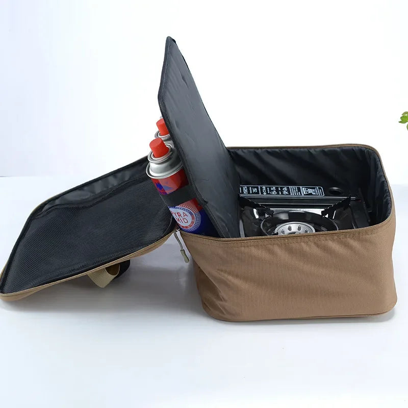 Outdoor Camping Cassette Stove & Cookware Storage Bag