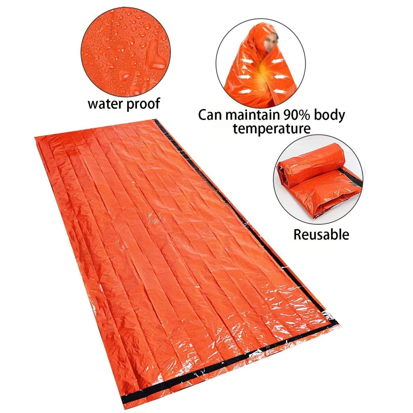 Compact Waterproof Emergency Survival Sleeping Bag