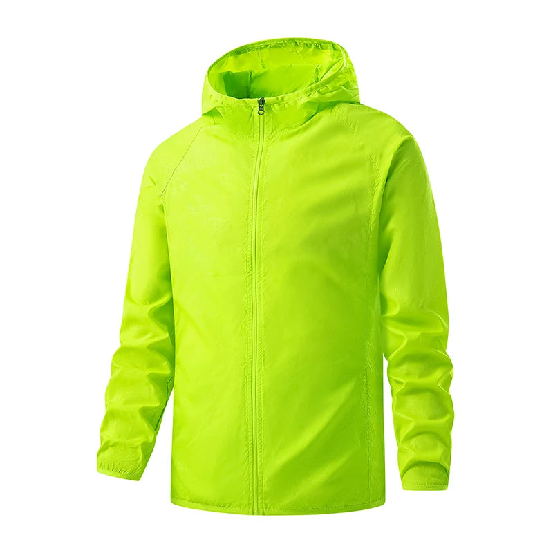 Waterproof Hiking Jacket – Windbreaker with Sun Protection for Outdoor Adventures