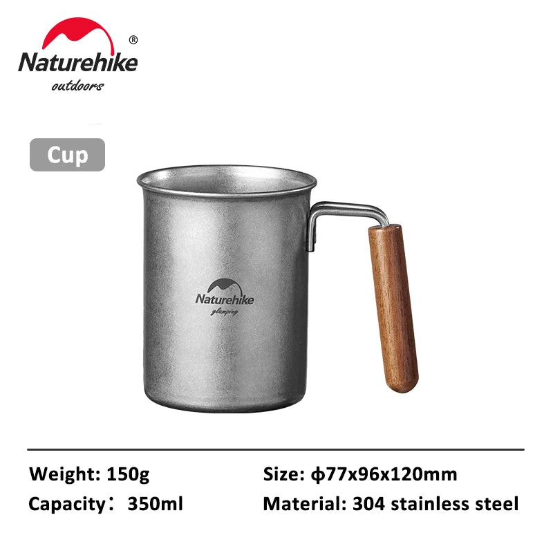 Naturehike Outdoor Stainless Steel Tableware