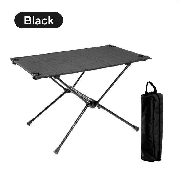 Camping Folding Table – Lightweight Roll-Up Table with 1680D Oxford Top & Aluminum Alloy Frame