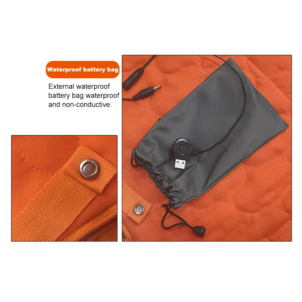 USB Heating Sleeping Mat – Outdoor Electric Heated Pad for Winter Camping
