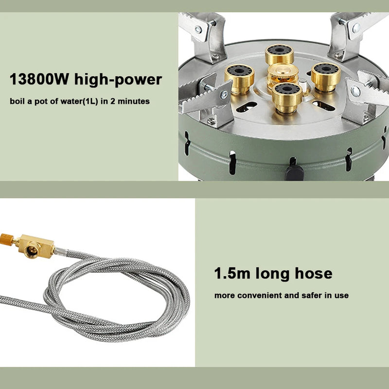 Outdoor Electronic Ignition Stove – 13,800W of Foldable Firepower