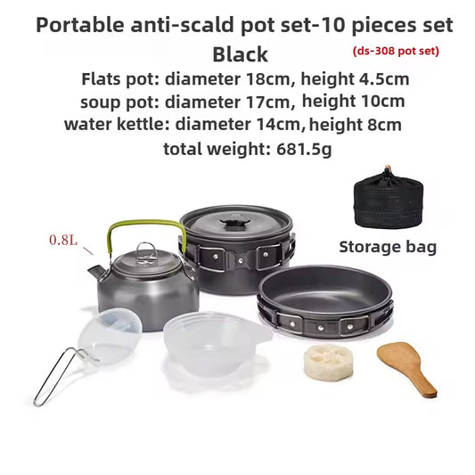 Camping Cookware Set – Lightweight, Portable & Adventure-Ready