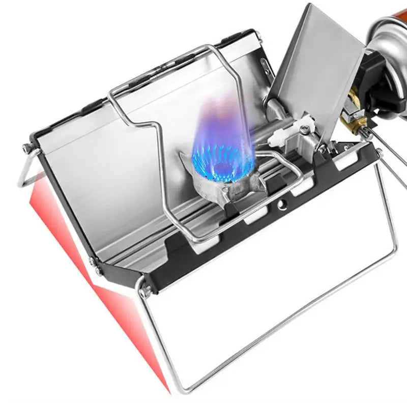 Folding Cassette Stove – Windproof 2600W Power for Outdoor Cooking