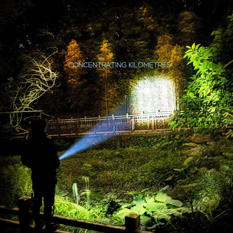 USB Rechargeable Compact Flashlight – Long-Range Power in Your Pocket