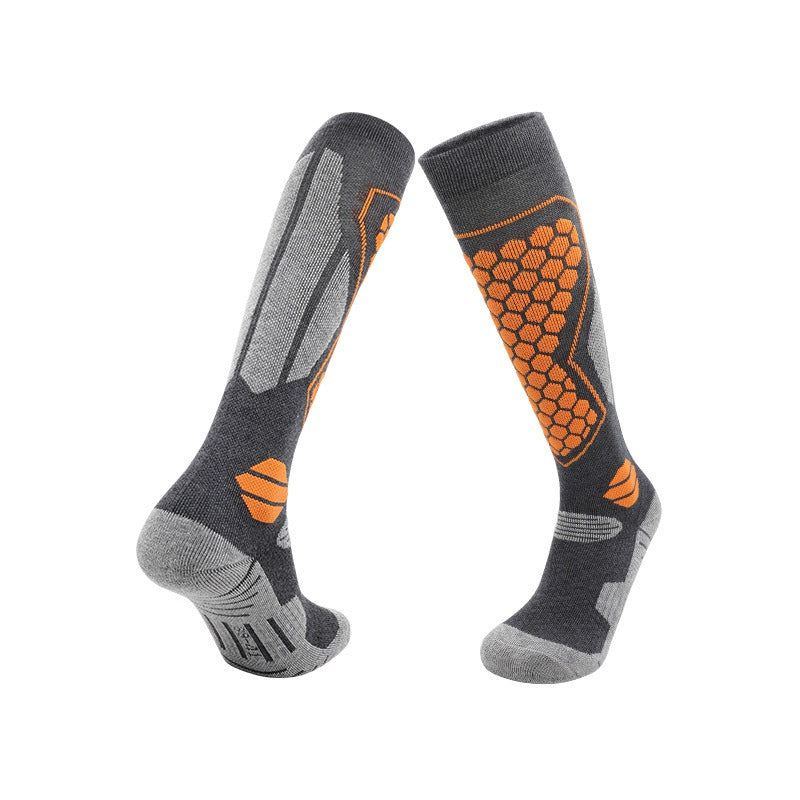 Outdoor Merino Wool Long Tube Socks – Full-Length Warmth, All-Day Endurance