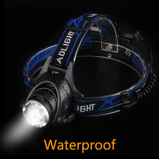 T6 LED Zoomable Headlamp – Rugged, Bright & Built for Adventure