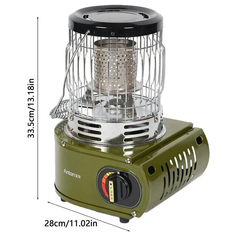 Outdoor Gas Heater & Hand Warmer – Compact Heat for Cold Camps